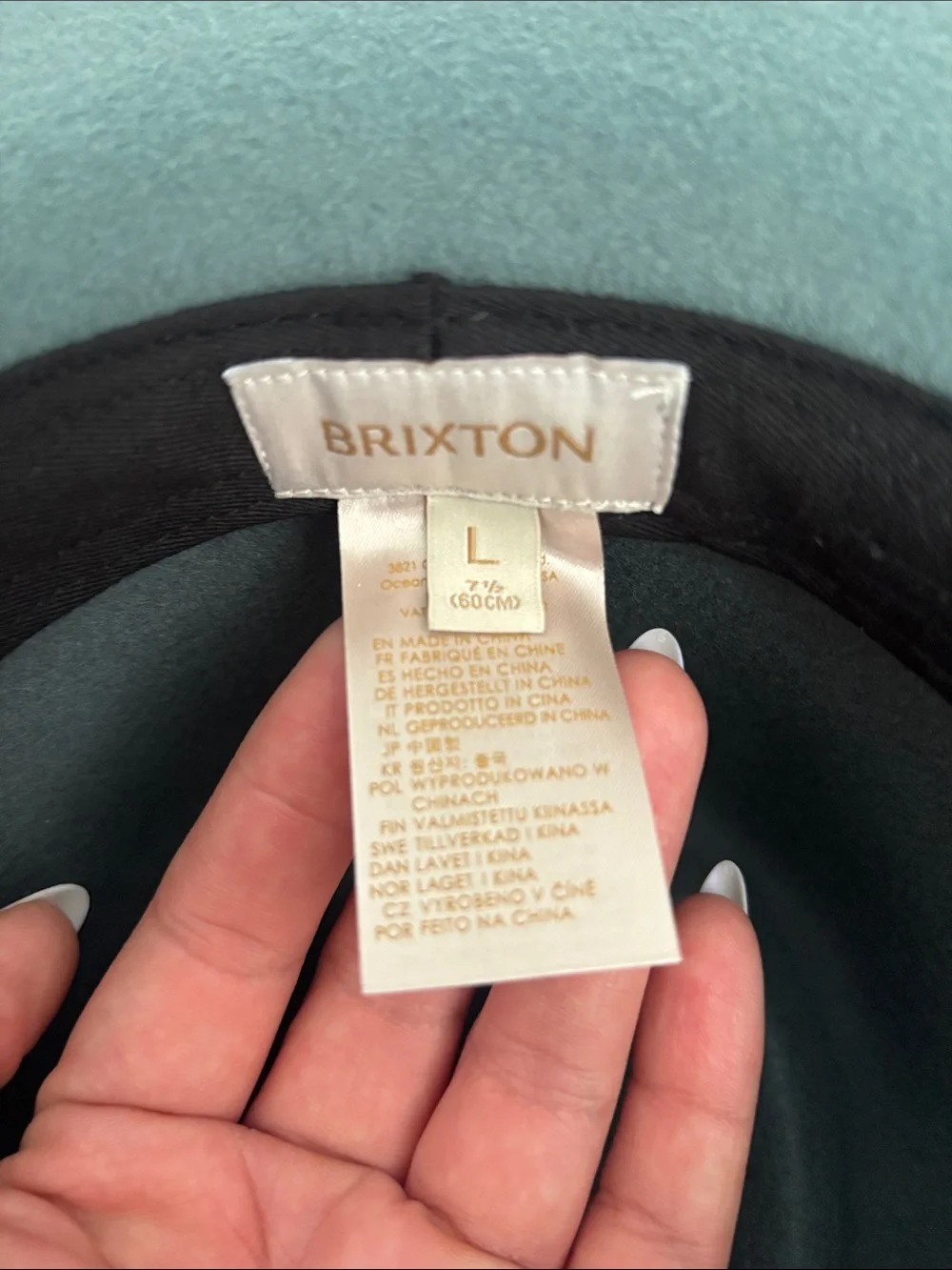 Brixton Grey Felt Fedora with Grosgrain Band